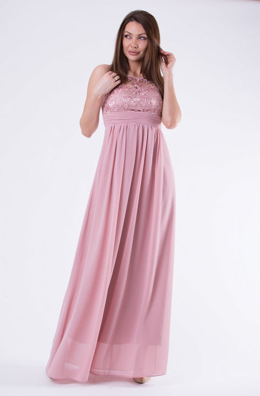 EVA & LOLA DRESS OLD PINK 58001-5
