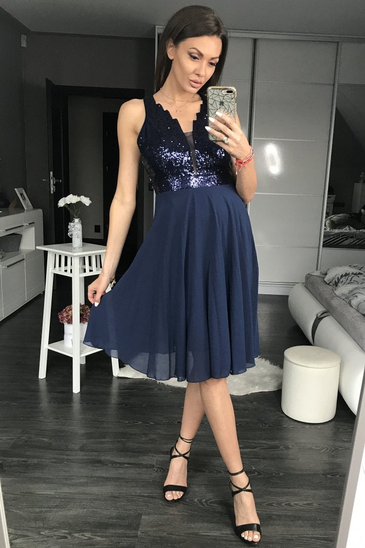 PINK BOOM  DRESS NAVY 44016-3