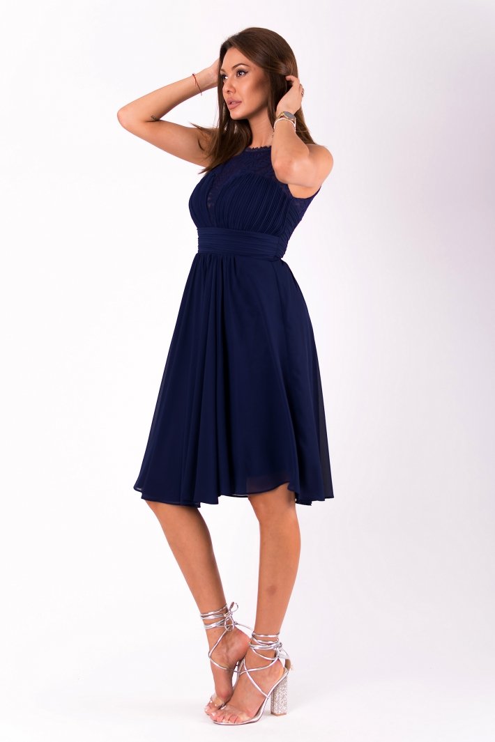 EVA&LOLA  DRESS NAVY BLUE 51003-3
