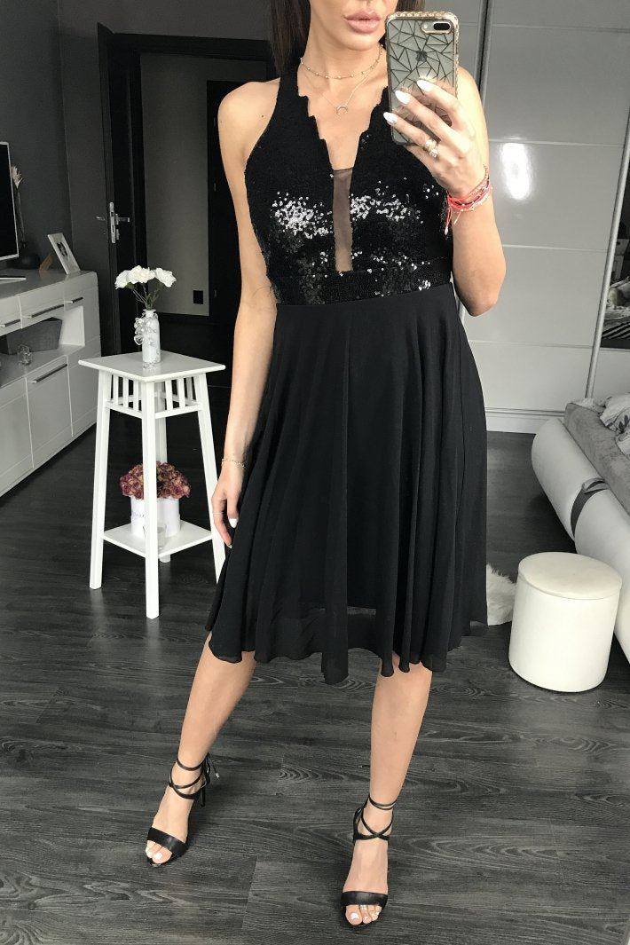 PINK BOOM  DRESS BLACK 44016-2