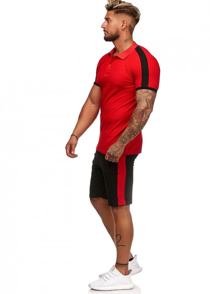 SWEAT SUIT MAN- RED  59005-4
