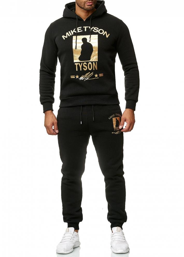 SWEAT SUIT MAN MIKE TYSON- BLACK GOLD  59004-2