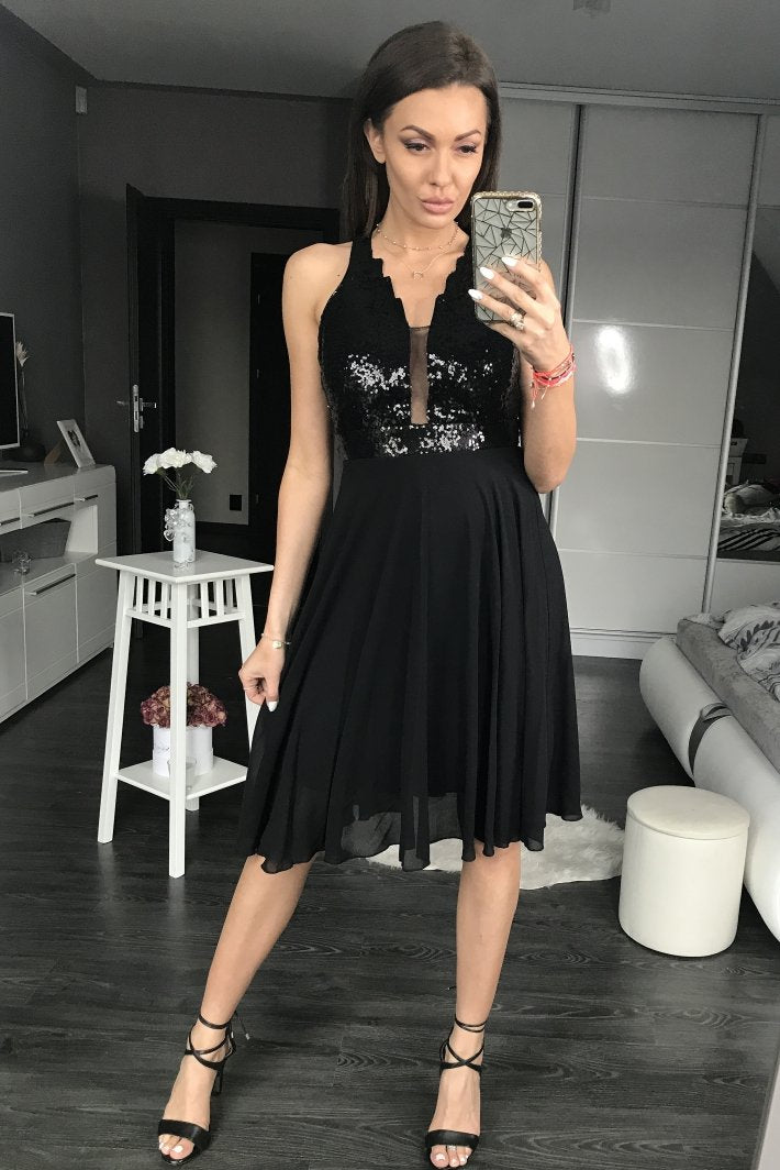 PINK BOOM  DRESS BLACK 44016-2