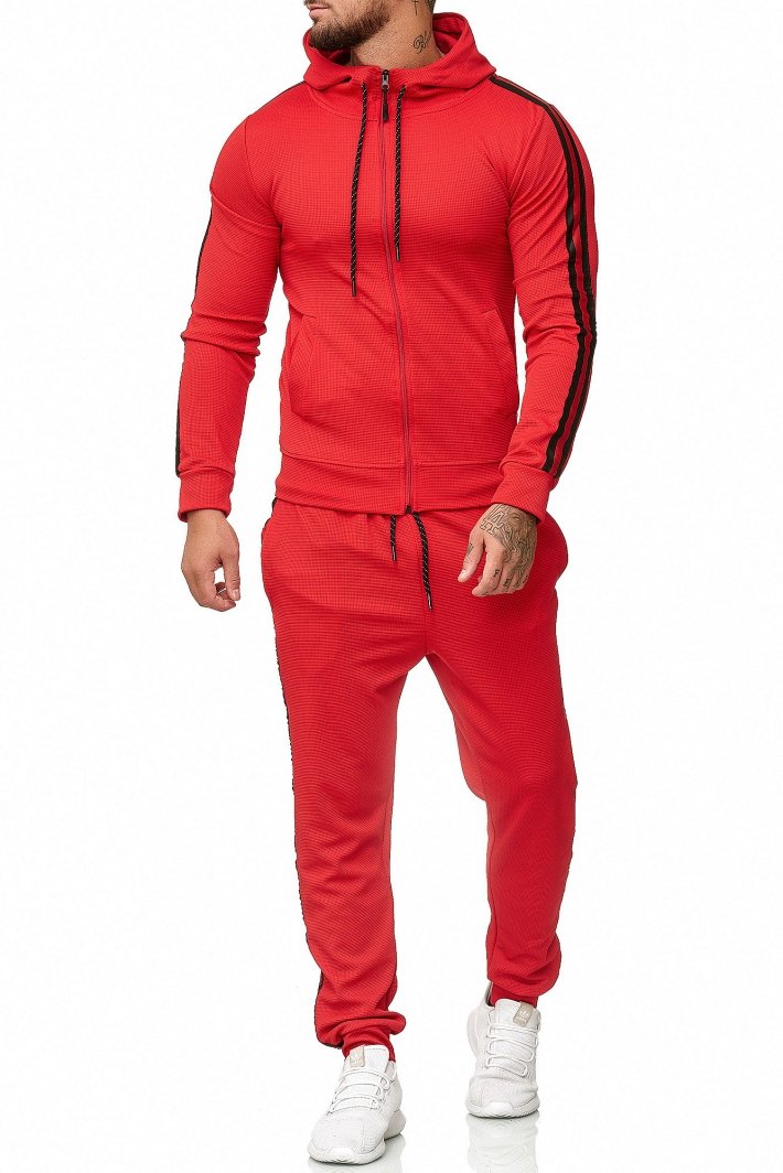 SWEAT SUIT MAN- RED 52003-2