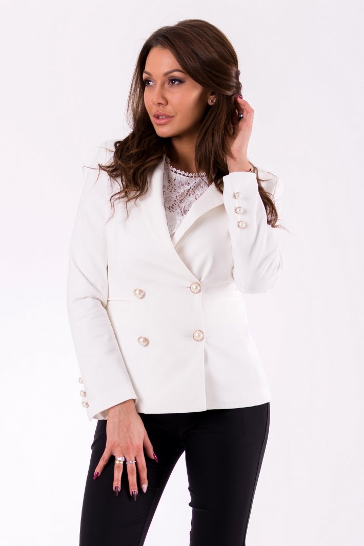 Jacket- WHITE 46012-1