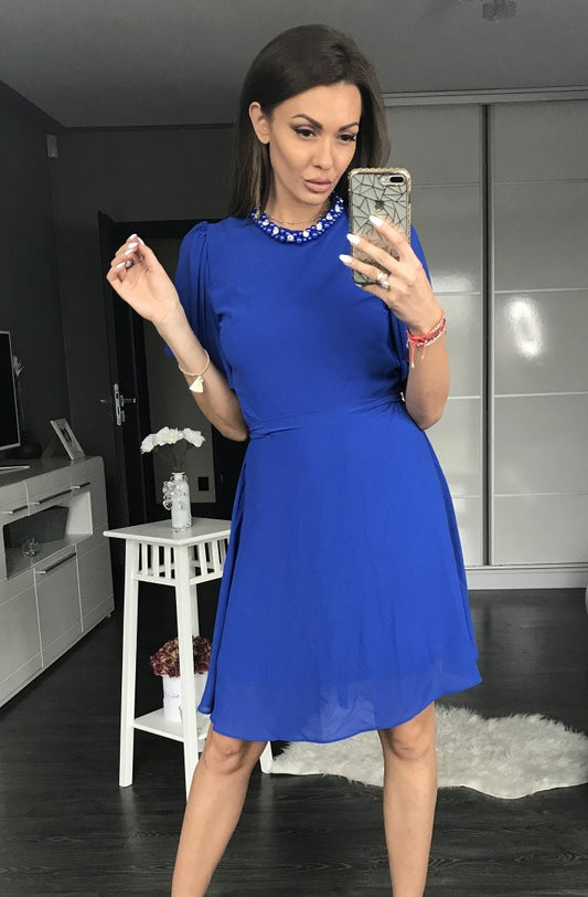PINK BOOM DRESS COBALT 44014-1