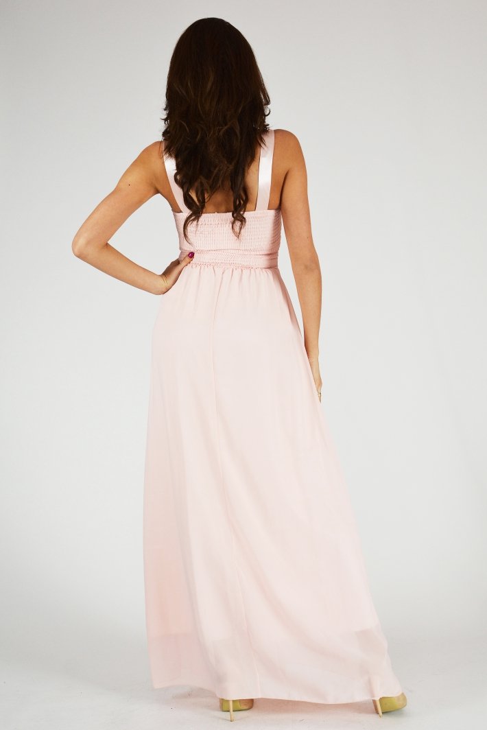 EVA & LOLA DRESS - powder pink 9709-5