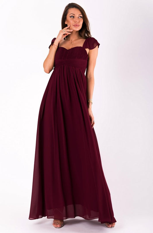 EVA&LOLA DRESS eggplant 51006-1