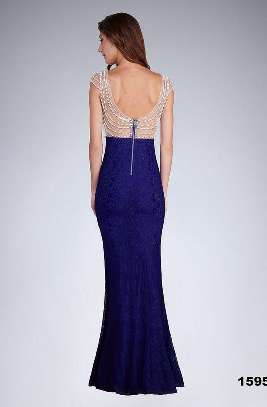SOKY SOKA DRESS ROYAL BLUE 48004-3