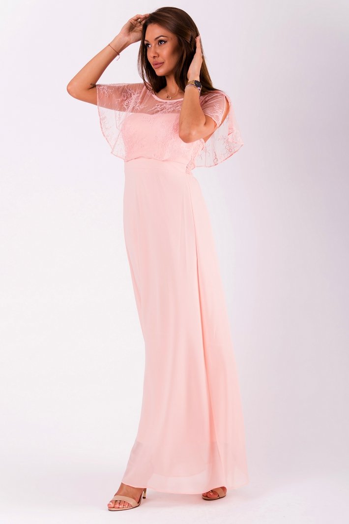 EVA&LOLA  DRESS POWDER PINK 51007-2