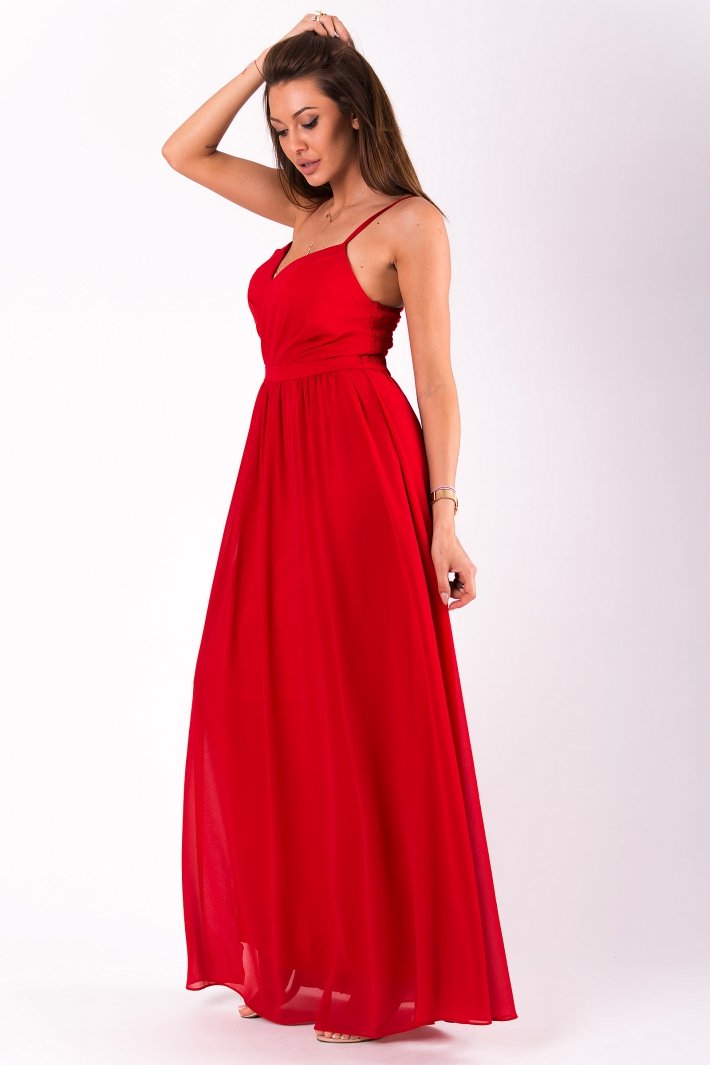 EVA & LOLA DRESS RED 51008-1