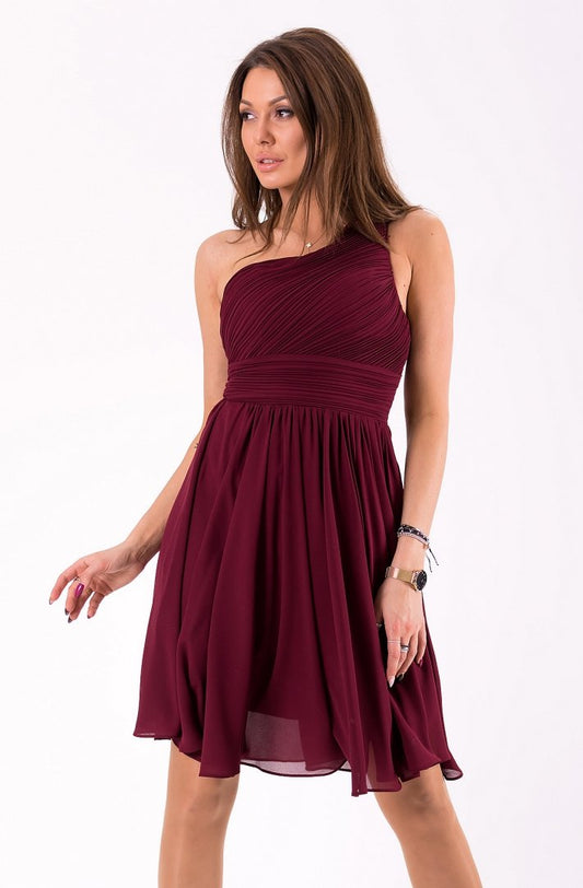 EVA&LOLA DRESS eggplant 46037-4