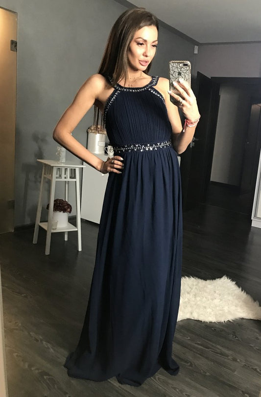 EVA & LOLA DRESS NAVY 44009-1