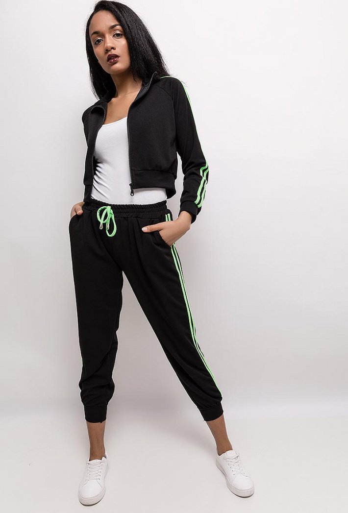 Women's tracksuit BLACK 61004-1