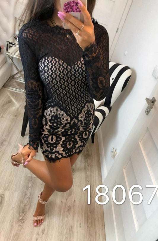 SOKY SOKA DRESS BLACK 53012-1