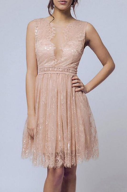 SOKY SOKA DRESS NUDE 56006-2