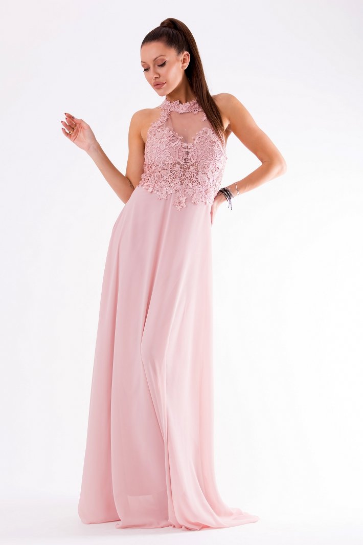 EVA&LOLA  DRESS POWDER PINK 54003-2