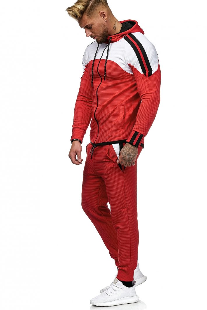 SWEAT SUIT MAN- RED 52006-2