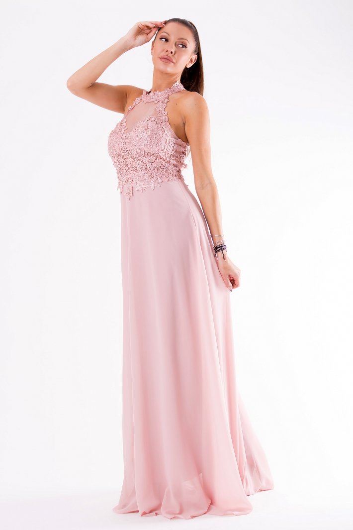 EVA&LOLA  DRESS POWDER PINK 54003-2