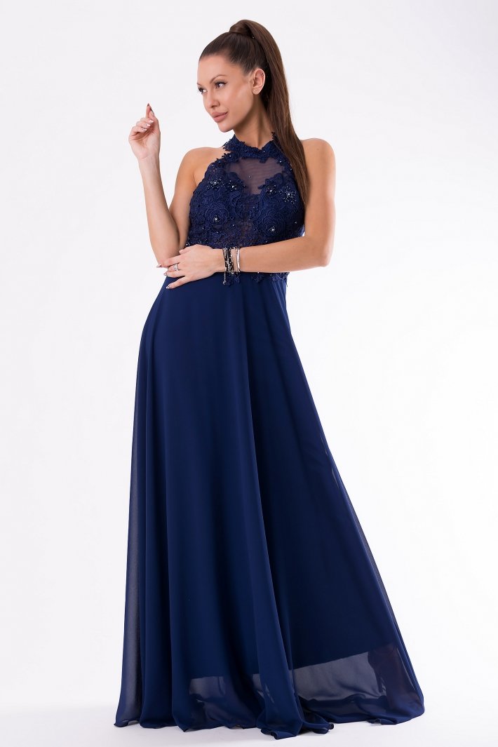 EVA & LOLA DRESS NAVY BLUE 54003-1