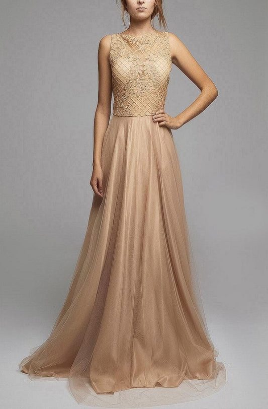 SOKY SOKA DRESS NUDE 62003-3