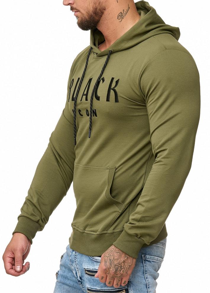 MEN'S BLOUSE BLACK ICON-KHAKI 52004-3
