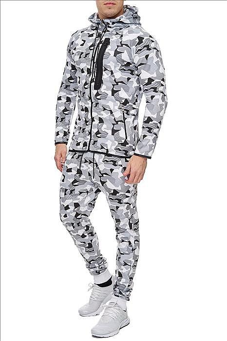 SWEAT SUIT MAN- WHITE CAMO 52001-1