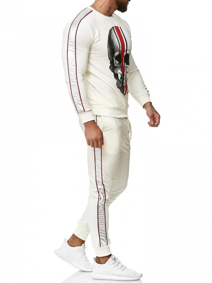 SWEAT SUIT MAN- CREAM  59001-2