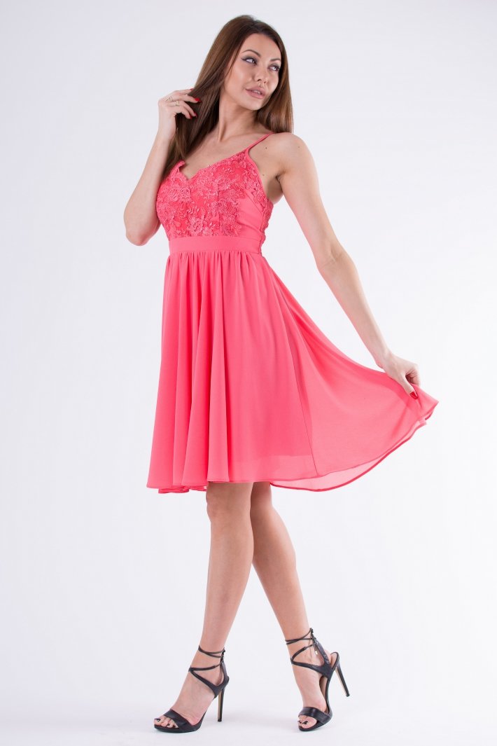 EVA & LOLA DRESS WATERMELON 58007-1