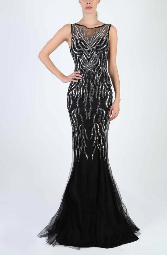 SOKY SOKA DRESS BLACK 53006-2