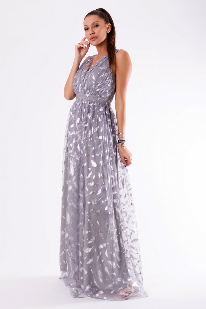 EVA & LOLA DRESS GREY 54001-2