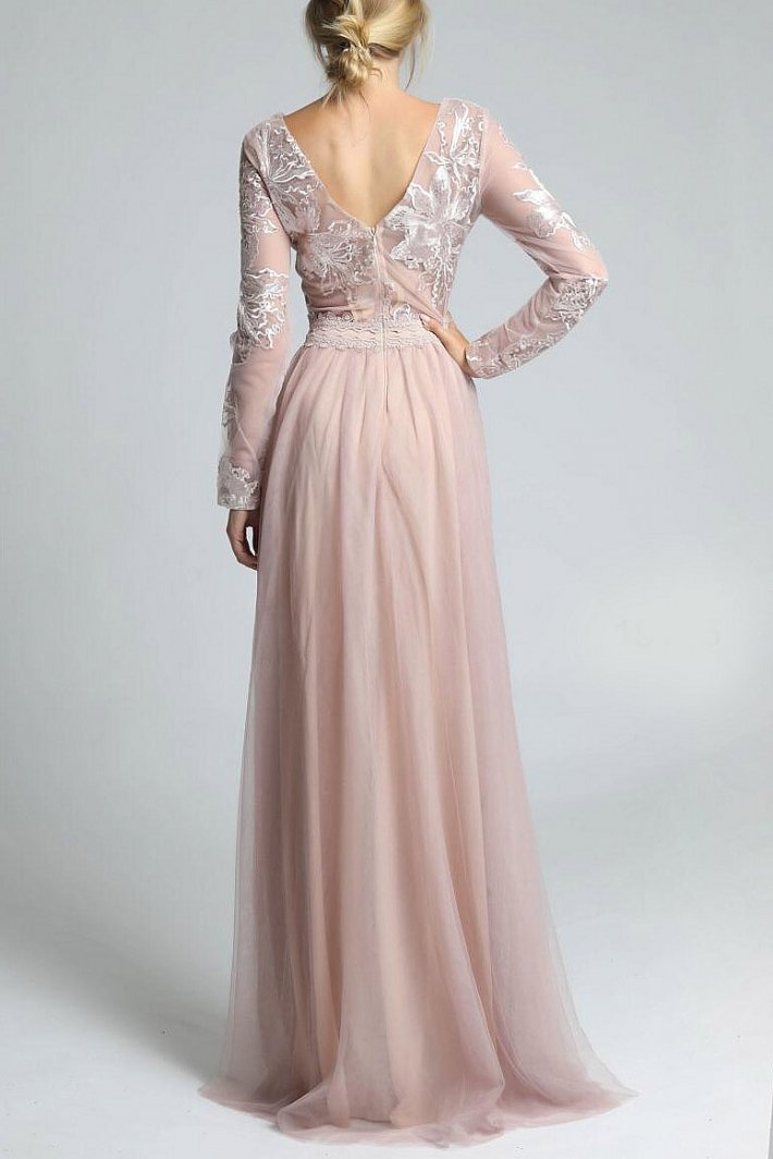SOKY SOKA DRESS POWDER PINK 600011-2