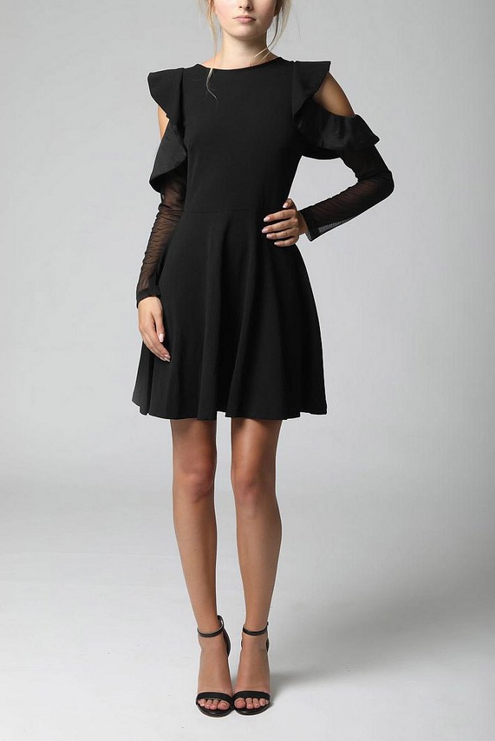 SOKY SOKA  DRESS BLACK 62005-1