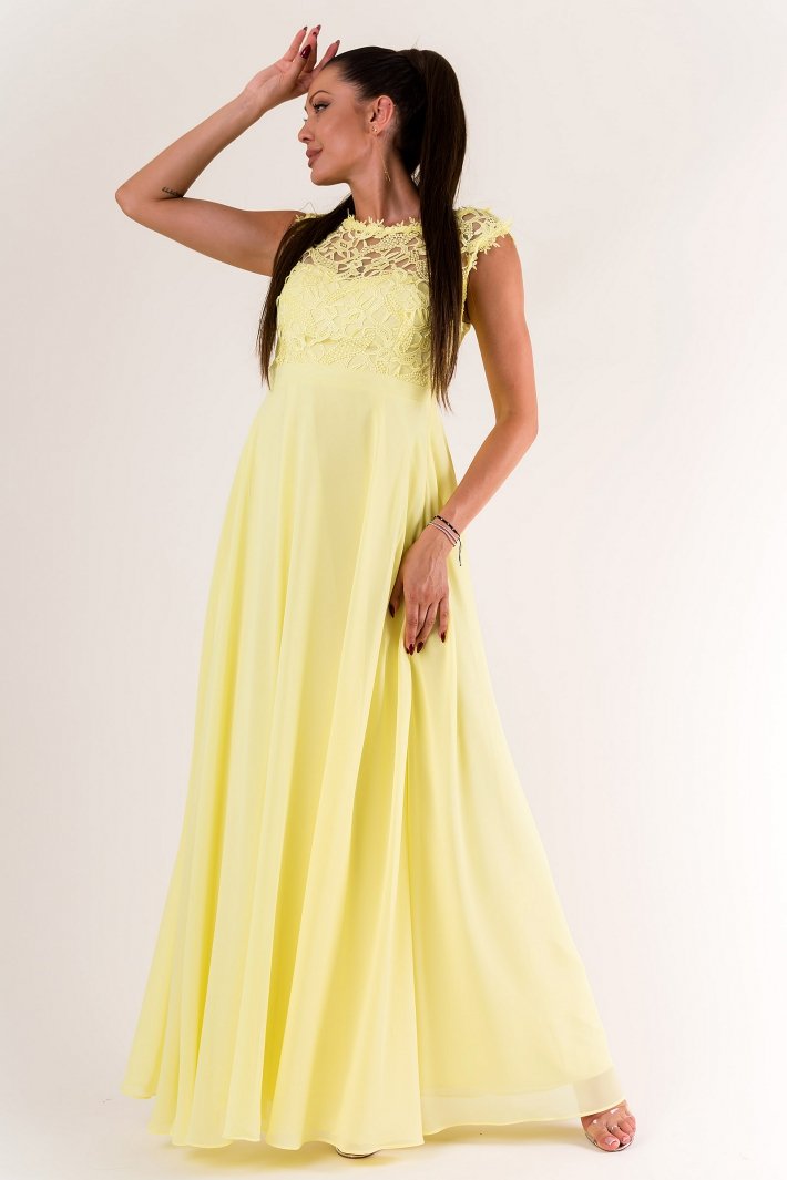 EVA & LOLA DRESS NAVY YELLOW 60005-4