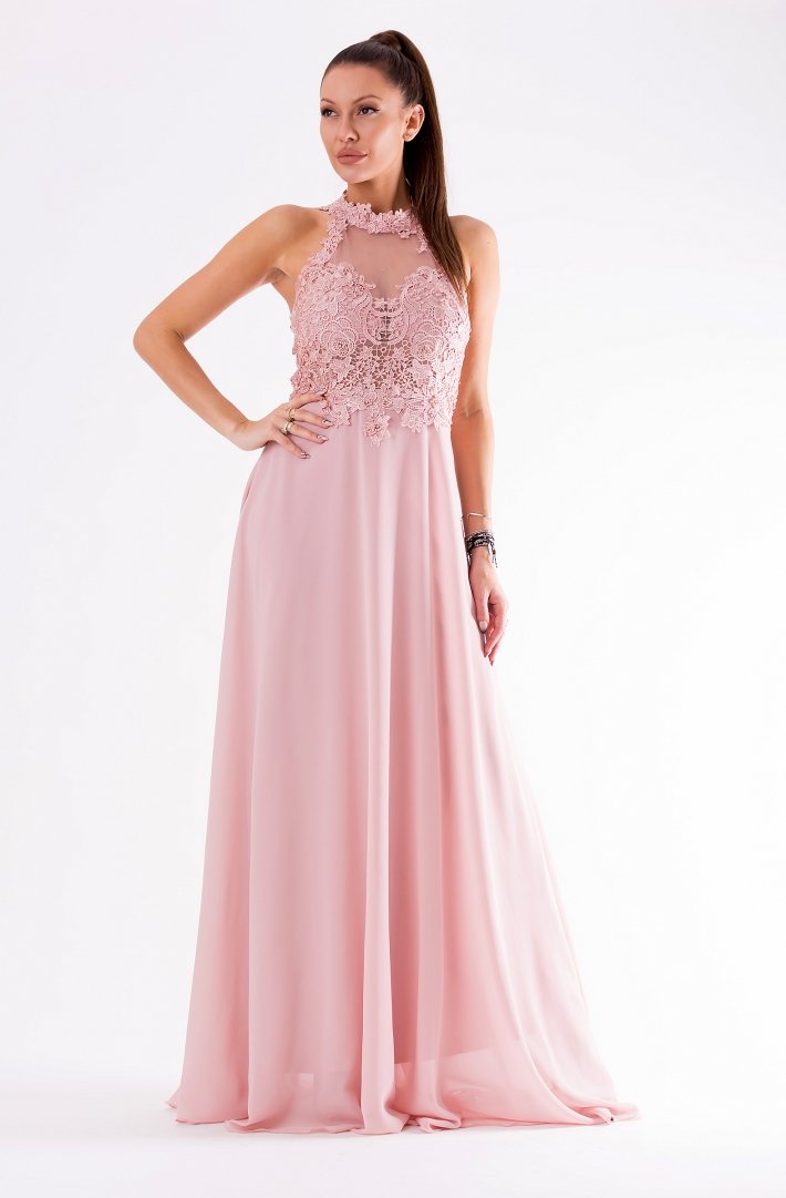 EVA&LOLA  DRESS POWDER PINK 54003-2