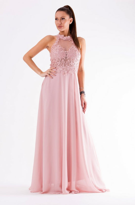 EVA&LOLA  DRESS POWDER PINK 54003-2