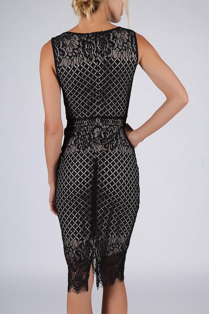 SOKY SOKA  DRESS BLACK 53014-1