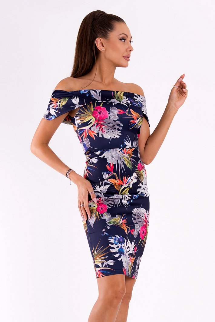 EMAMODA DRESS NAVY 49003-2