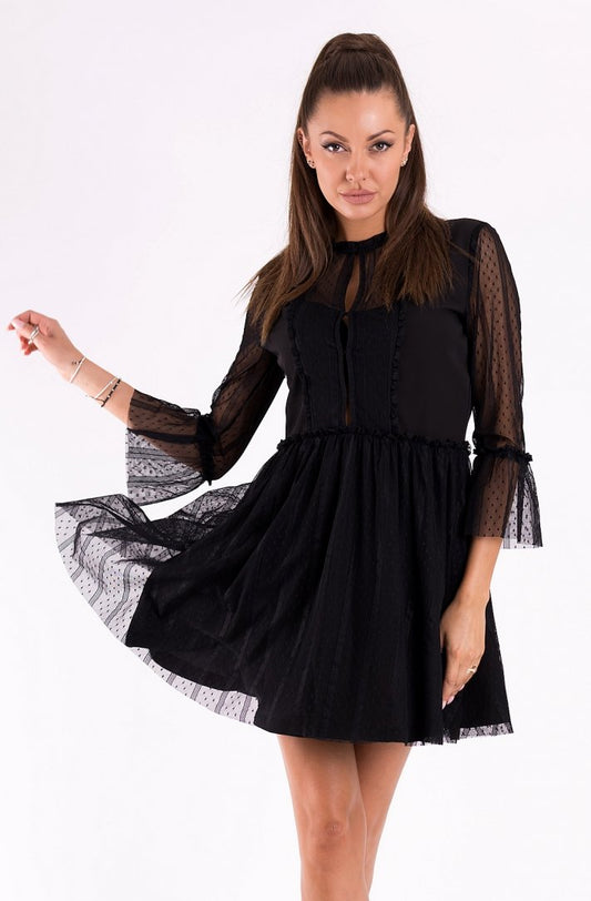 SOKY SOKA  DRESS BLACK 49006-1
